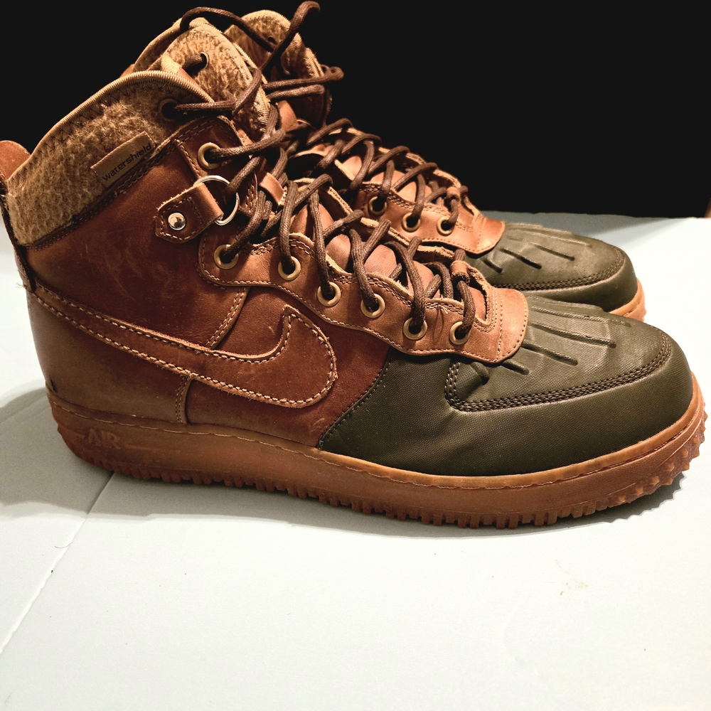 Nike Air Force 1 High Duckboot " Beaxh Tree" - Picture 7 of 9